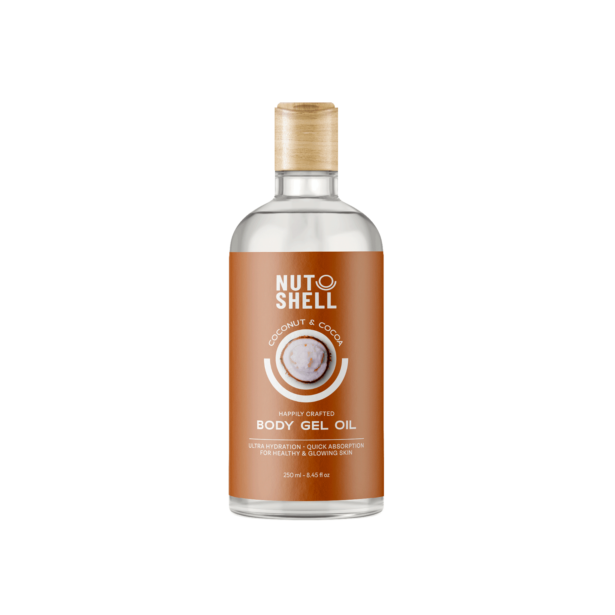 Nutshell Coconut & Cocoa - Body Gel Oil Nutshell Coconut & Cocoa - Body Gel Oil – full product packshot
