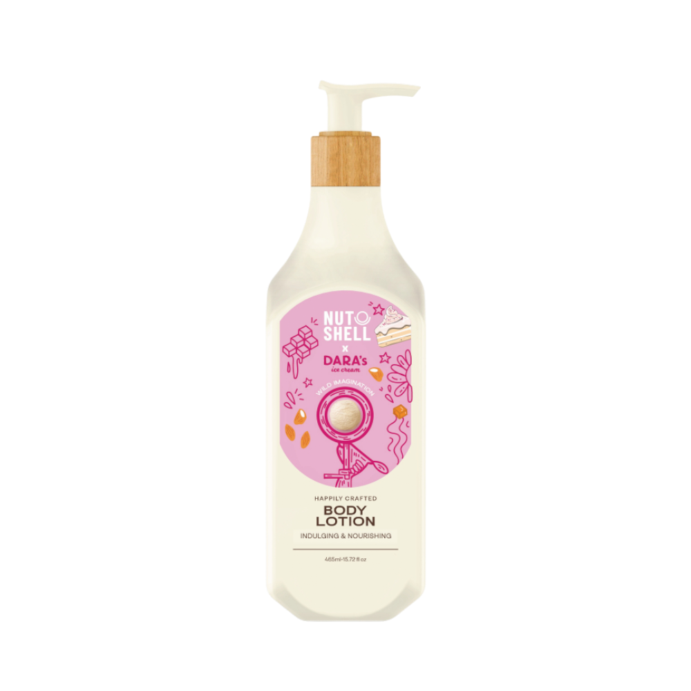 Nutshell x Dara’s Body Lotion 465 ml Nutshell x Dara’s Body Lotion 465 ml full bottle