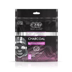Eva Skin Clinic Charcoal Sheet Mask – 3 Sheets (42 ml)